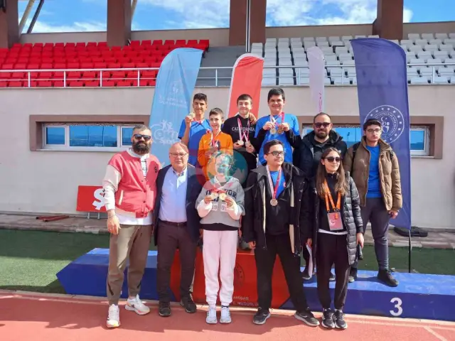 Afyonkarahisar’da Okul Sporları Atletizm Heyecanı Sona Erdi