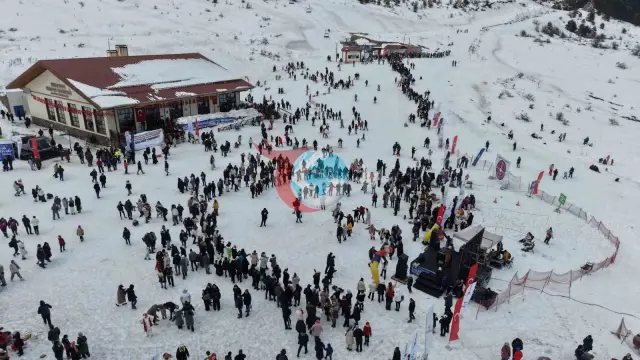 Keltepe Kayak Merkezi'nde 50 Günlük Kayak Sezonu Tamamlandı