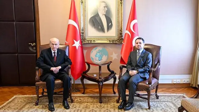 Adalet Bakanı Gürlek, Bahçeli'yi TBMM'de Ziyaret Etti