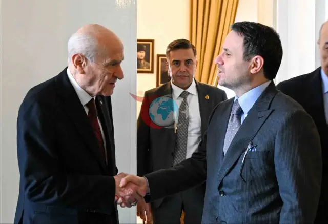 Adalet Bakanı Gürlek'ten Bahçeli'ye TBMM'de Ziyaret