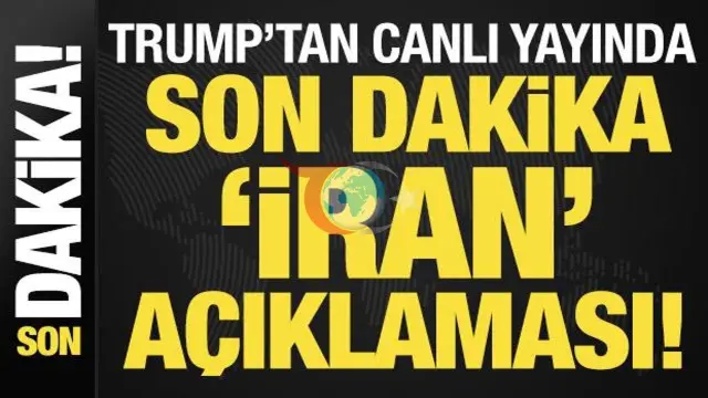 Trump'tan İran'a Sert Mesajlar: 'Nükleere İzin Vermem'