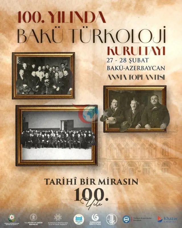 Yüzyıl Sonra Bakü'de Türkoloji Kurultayı Yeniden Anılıyor