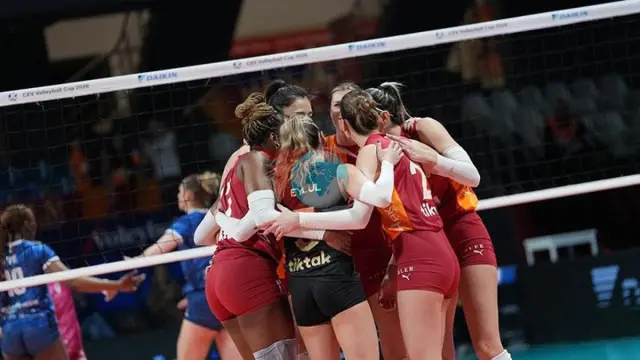 Galatasaray Daikin, CEV Kupası'nda Yarı Finale Yükseldi