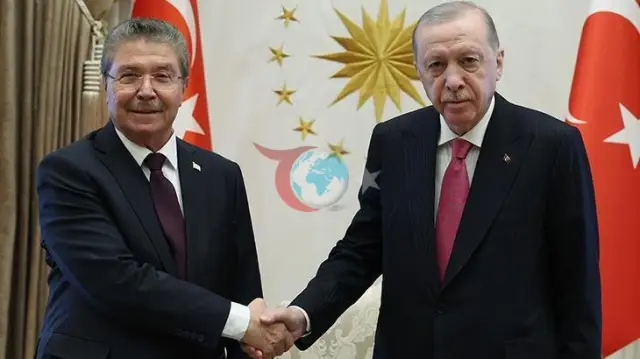 Cumhurbaşkanı Erdoğan, KKTC Başbakanı Ünal Üstel ile Görüştü
