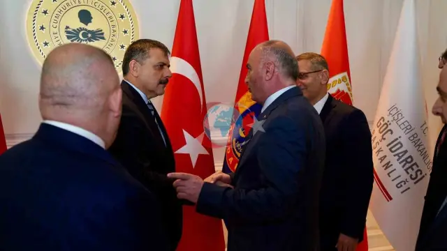 Başkan Özakalın ve ETSO Ekibinden İçişleri Bakanı Çiftçi’ye Nezaket Ziyareti