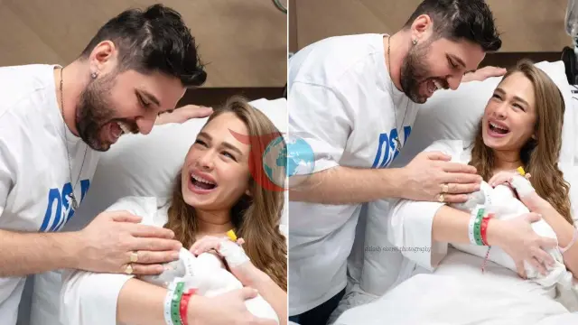 Ceyhun Fersoy ve Begüm Öner'den Kızları Karya'ya Merhaba