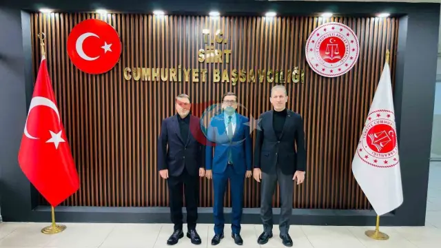 Siirt TSO Lideri Güven Kuzu, Başsavcı Yasin Coşkun ile Görüştü