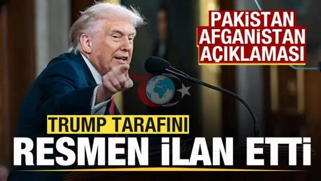 Trump Pakistan-Afganistan Gerilimi Üzerine Açıklama Yaptı: Tarafını Seçti