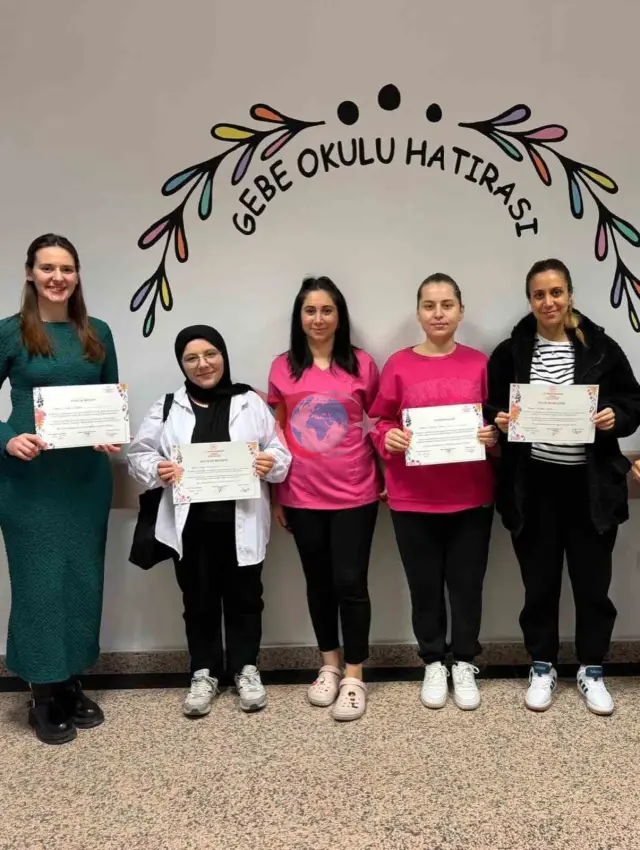 Babaeski'de Gebe Okulu Eğitimleri Şubat Ayında Tamamlandı