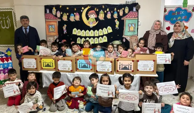Anamur'da Miniklerden Ramazan Ayında Anlamlı Yardım