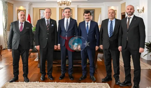 ESOB Başkanı Rasim Fırat'tan Vali Baruş'a Tebrik Ziyareti
