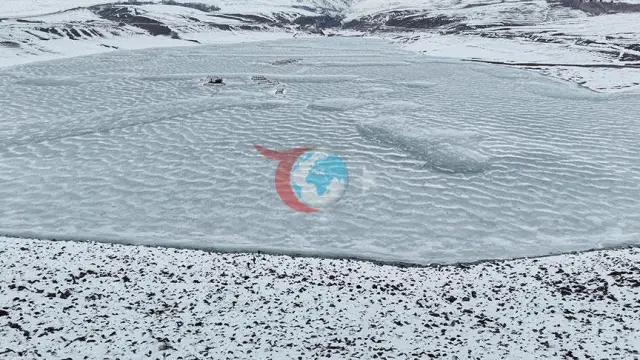 Erzurum'da Sıcaklıklar Eksi 20'yi Gördü: Baraj Buz Tuttu