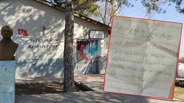 Eskişehir'de İlkokulda Tehdit İçeren Mektup Panik Yarattı