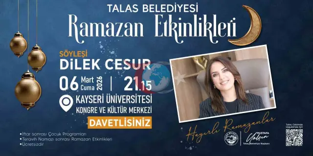 Talas'ta Ramazan Etkinliklerinin Üçüncü Haftasında Coşku Doruğa Çıkıyor