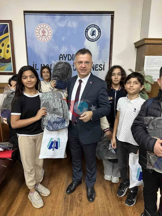 Aydın İl Halk Kütüphanesi'nden Öğrencilere Anlamlı Destek