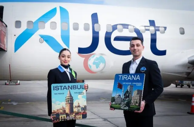 AJet, Tiran’a Uçuşlarını Başlattı