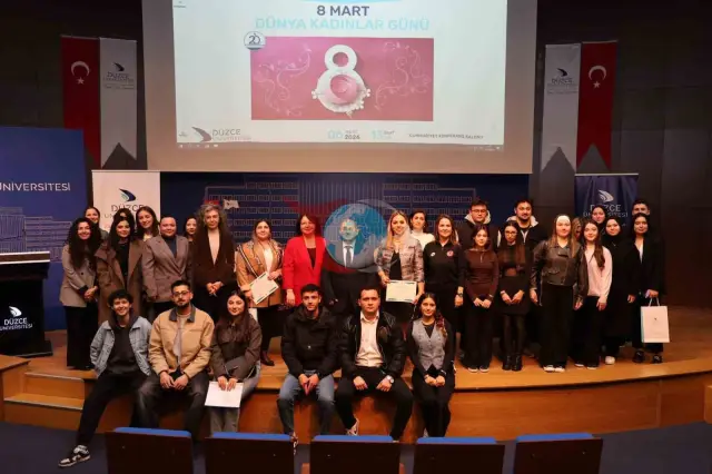 Düzce Üniversitesi'nde Dünya Kadınlar Günü'ne Özel Panel Düzenlendi
