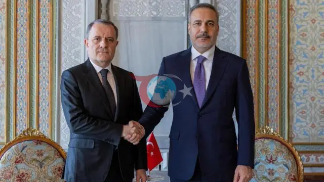Bakan Fidan ve Bayramov Çırağan Sarayı'nda Buluştu