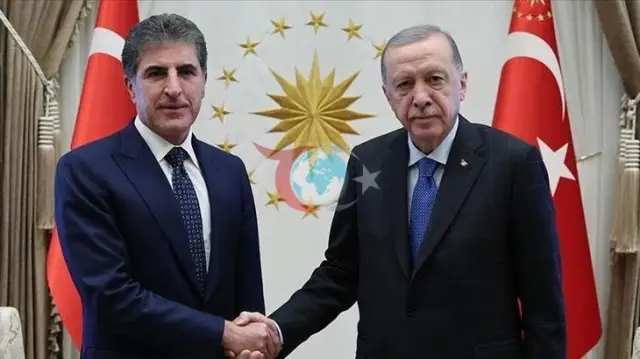 Cumhurbaşkanı Erdoğan, IKBY Lideri Barzani ile Stratejik Görüşme Gerçekleştirdi