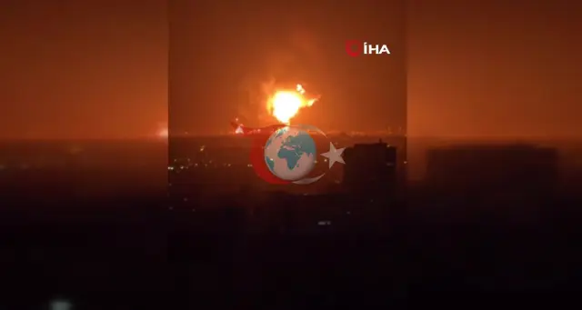 Tahran'da Petrol Rafinerisine Yapılan Hava Saldırısı Ortalığı Karıştırdı