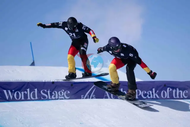 Erzurum'da Snowboard Dünya Kupası Heyecanı Tamamlandı