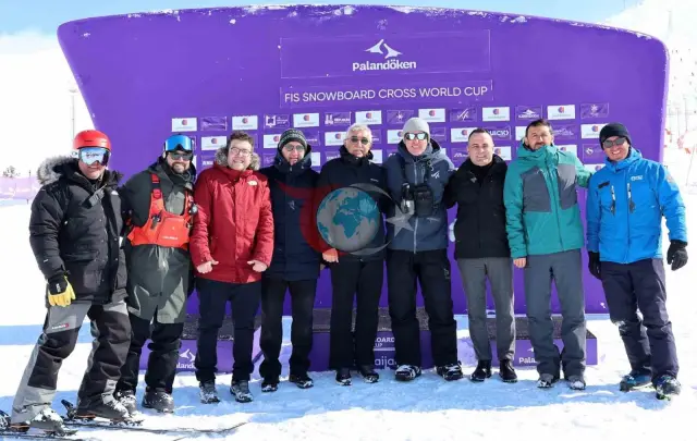 Palandöken'de FIS SBX Snowboard Dünya Kupası Heyecanı