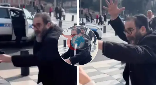 Fransa'da Filistin Protestosunda Gergin Anlar: Önce Taciz Sonra Gösteri