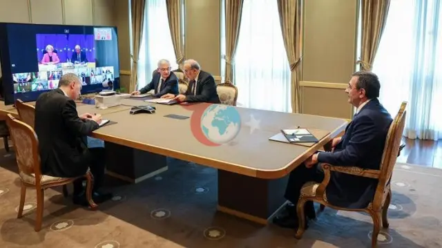 Cumhurbaşkanı Yardımcısı Yılmaz, Online Liderler Zirvesi'ne Katıldı
