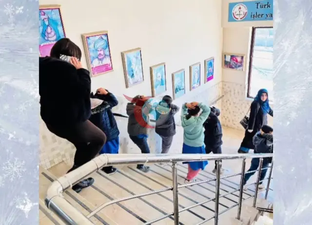 Yunak Okullarında Gerçekleştirilen Deprem Tatbikatı