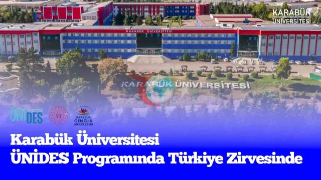 Karabük Üniversitesi, ÜNİDES Programında Zirvede