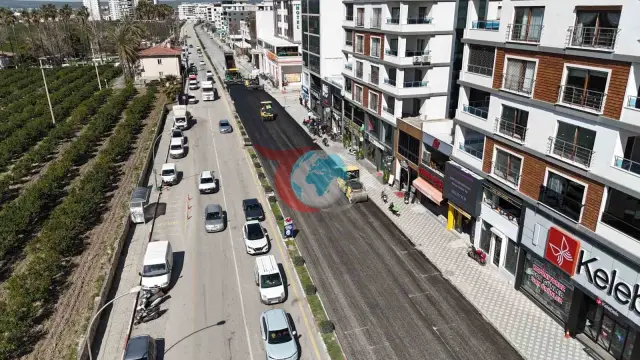 Dörtyol'da Yol Çalışmaları Hız Kesmeden Devam Ediyor