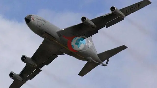 Irak'ta ABD'ye Ait Yakıt İkmal Uçağı Düştü