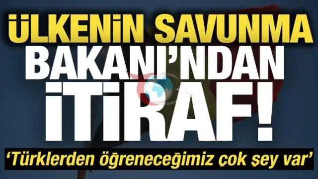 Belçika Savunma Bakanı'ndan Açıklama: 'Türklerden Alacağımız Dersler Var'