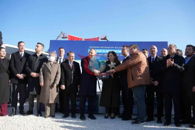 Çorlu'da Yeni Sebze ve Meyve Toptancı Hali Temel Atma Töreni Gerçekleşti