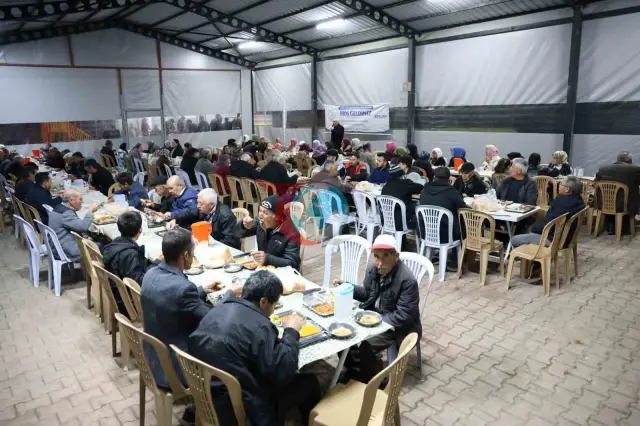 Çameli'nin Emecik Mahallesi'nde Gönül Sofrası Kuruldu