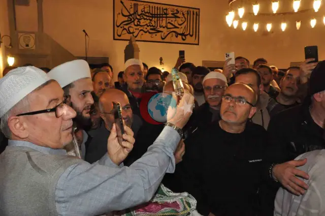 Keşan'da Tarihi Camide Sakal-ı Şerif Ziyarete Açıldı