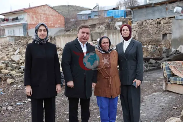 Vali Aydoğdu Tercan'da Haneleri Ziyaret Etti