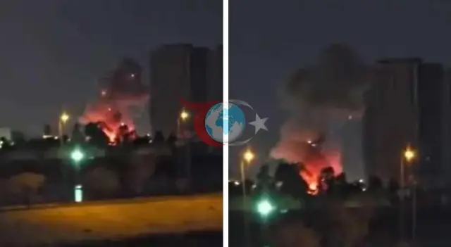 Irak'ta ABD Büyükelçiliği'ne Dron Saldırısı! Patlama Anı Sosyal Medyada Yayınlandı