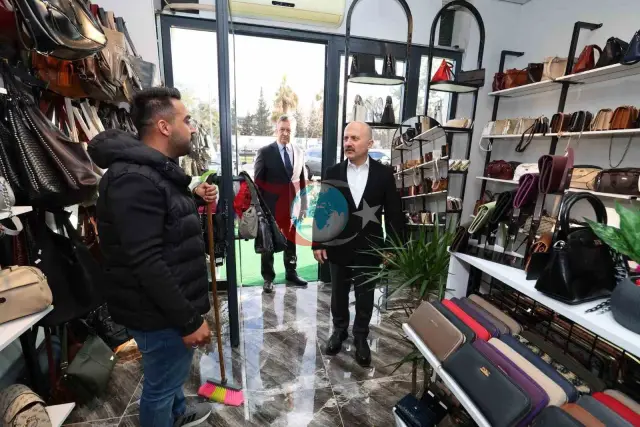Vali Varol, Atatürk Bulvarı Esnafını Ziyaret Etti