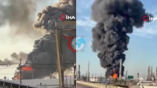 Teksas'ta Petrol Rafinerisinde Şiddetli Patlama Korku Yarattı