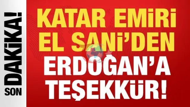Erdoğan'a Katar ve İspanya'dan Diplomatik Teşekkür!