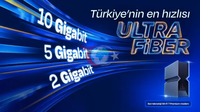 Turkcell Superonline'dan Türkiye'de Bir Yenilik: 10 Gigabit Hızla UltraFiber