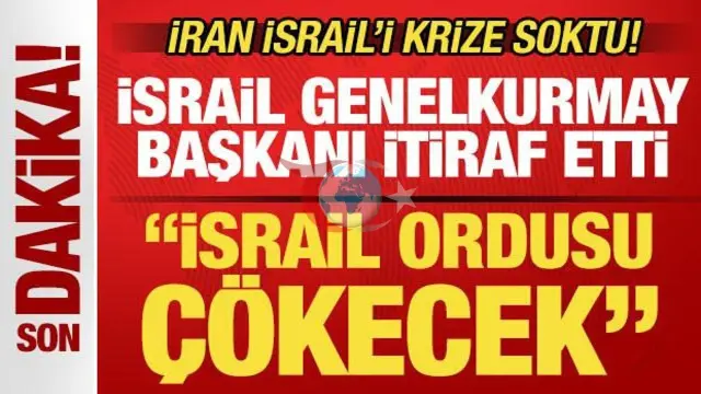 İsrail'de Asker Krizi: Genelkurmay Başkanı Uyardı