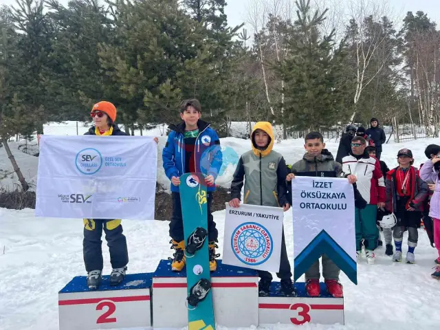 Kayseri'nin Snowboard Başarısı: Türkiye Şampiyonasında Madalya Yağmuru