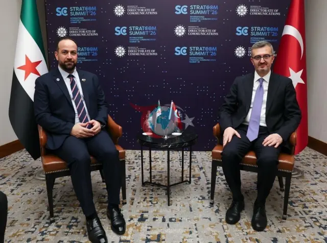 İletişim Başkanı Duran ve Suriye'nin Enformasyon Bakanı El-Mustafa İstanbul'da Bir Araya Geldi