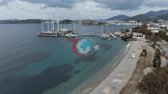 Bodrum'un Plajları Yaz Sezonuna Hazırlanıyor
