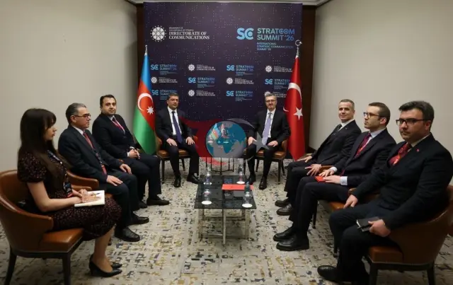 İletişim Başkanı Duran ve İsmayilov İstanbul'da Buluştu
