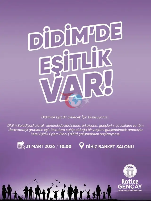 Didim'de Eşitlik İçin Yeni Adımlar: YEEP Çalıştayı Geliyor