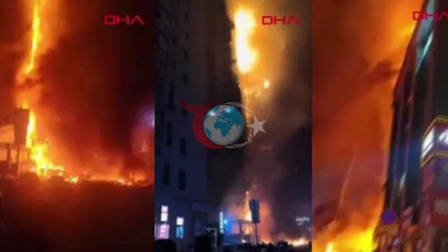 Çin'de Yangın Faciası: Taiyuan'da Yüksek Katlı Binada Yangın