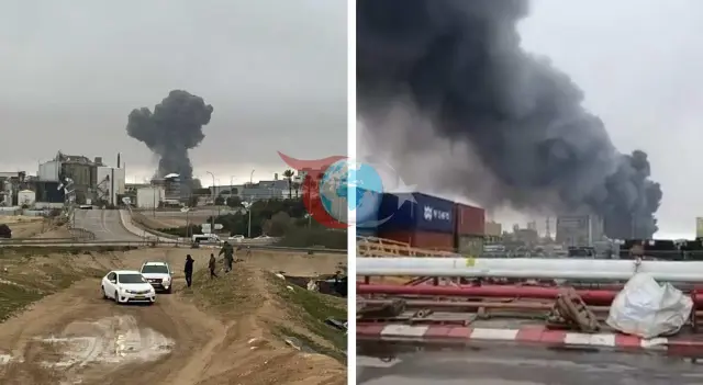 İsrail'de Sirenler Susmuyor: İran'ın Misillemesi Sanayi Bölgesini Alevlere Boğdu!
